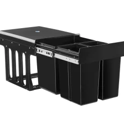 tectake Inbouw prullenbak Ashlyn, 3-voudige scheiding, 31L, telescooprails Best