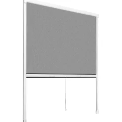 tectake Insectenwerend rolgordijn - 90 x 160 cm - Wit New