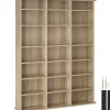 tectake Kast Stevie 105,5x19x136,5cm, Licht Hout, Eiken Sonoma Clearance