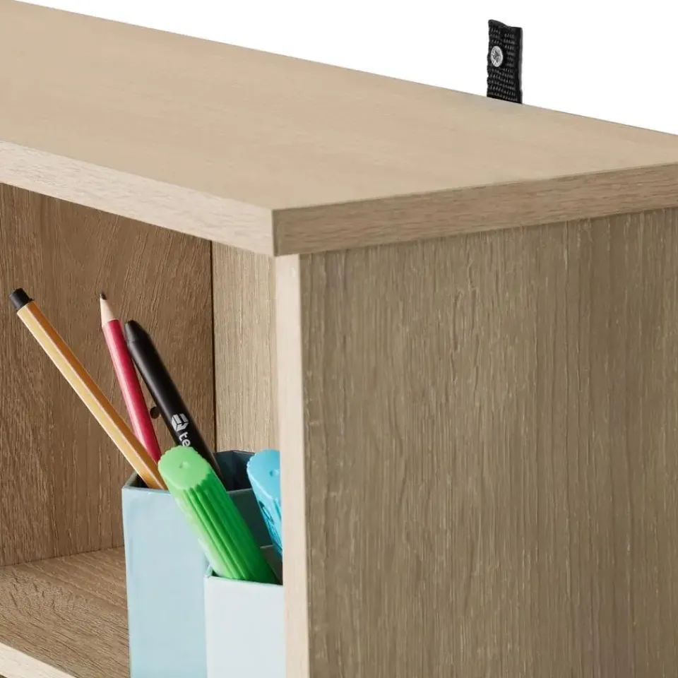 tectake Kast Stevie 105,5x19x136,5cm, Licht Hout, Eiken Sonoma Clearance