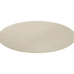 tectake ® Kortpolig vloerkleed Soft Zone Ø 120 cm - Beige