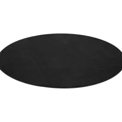 tectake ® Kortpolig vloerkleed Soft Zone Ø 120 cm - Zwart New