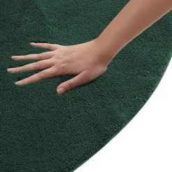 tectake ® Kortpolig vloerkleed Soft Zone Ø 120 cm - Groen Sale
