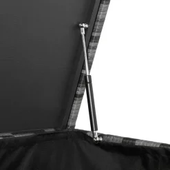 tectake Kussenbox Oslo met aluminium frame 145x82,5x79,5cm, Grijs Hot