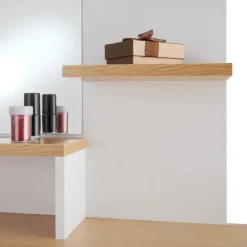 tectake Makeup-tafel Zoe , Wit/beuken Sale