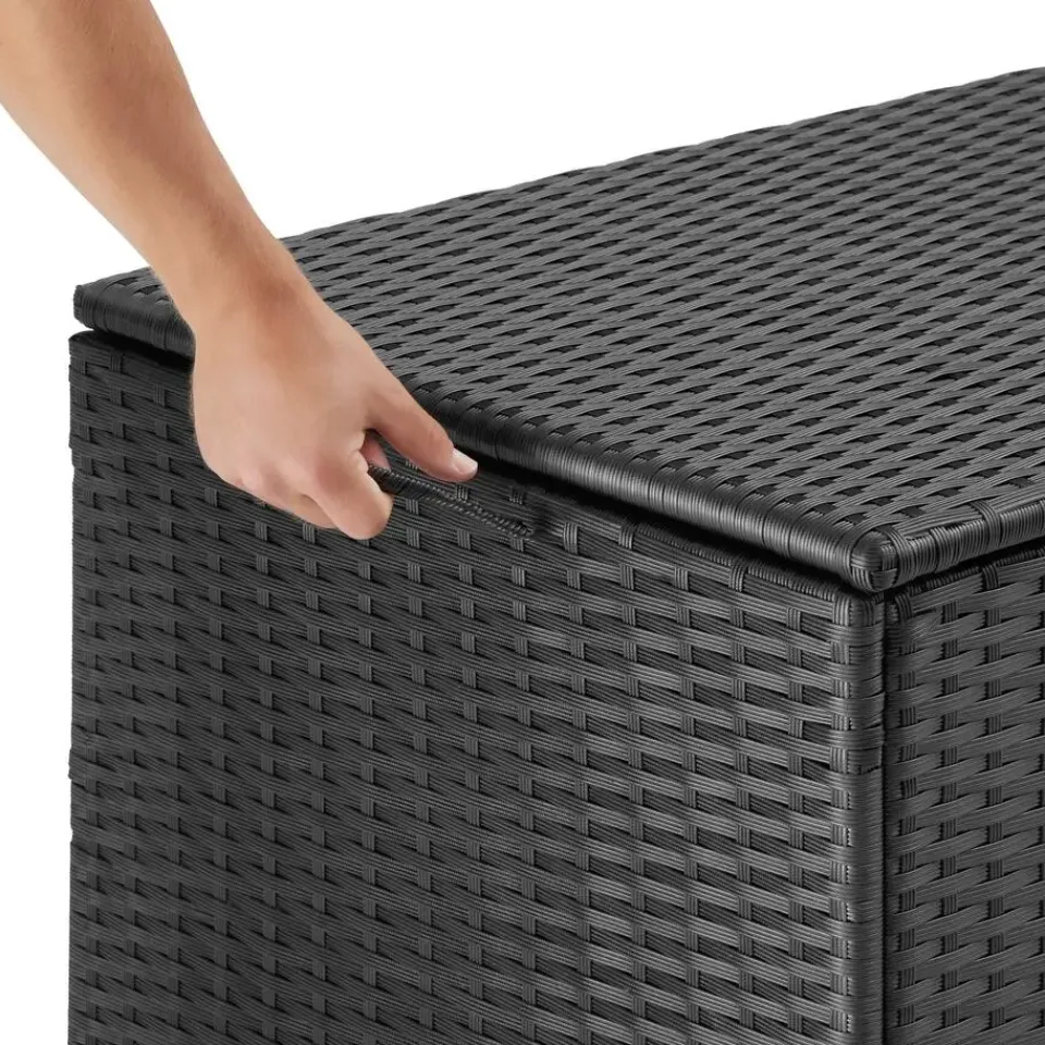 tectake Opbergbox Kuusamo met aluminium frame en wielen 297l, 117x54x64cm Sale