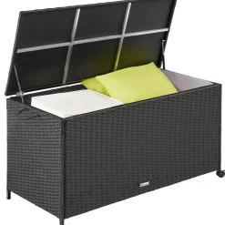 tectake Opbergbox Kuusamo met aluminium frame en wielen 297l, 117x54x64cm Sale