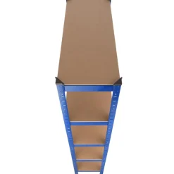 tectake Opslagrek 5 niveaus, Blauw Discount