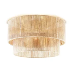 tectake Plafondlamp Boho - Jute Hanglamp 40W voor Woonkamer/Slaapkamer Outlet