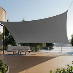 tectake Schaduwdoek Sunny, weerbestendig HDPE-materiaal met UV-bescherming Discount