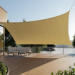 tectake Schaduwdoek Sunny, weerbestendig HDPE-materiaal met UV-bescherming Outlet