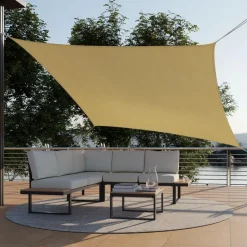 tectake Schaduwdoek Sunny, weerbestendig HDPE-materiaal met UV-bescherming Outlet