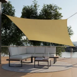 tectake Schaduwdoek Sunny, weerbestendig HDPE-materiaal met UV-bescherming Sale