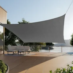 tectake Schaduwdoek Sunny, weerbestendig HDPE-materiaal met UV-bescherming Discount