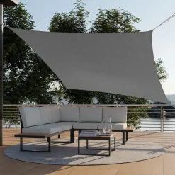 tectake Schaduwdoek Sunny, weerbestendig HDPE-materiaal met UV-bescherming Sale