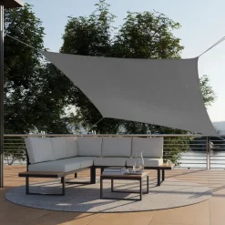 tectake Schaduwdoek Sunny, weerbestendig HDPE-materiaal met UV-bescherming Outlet