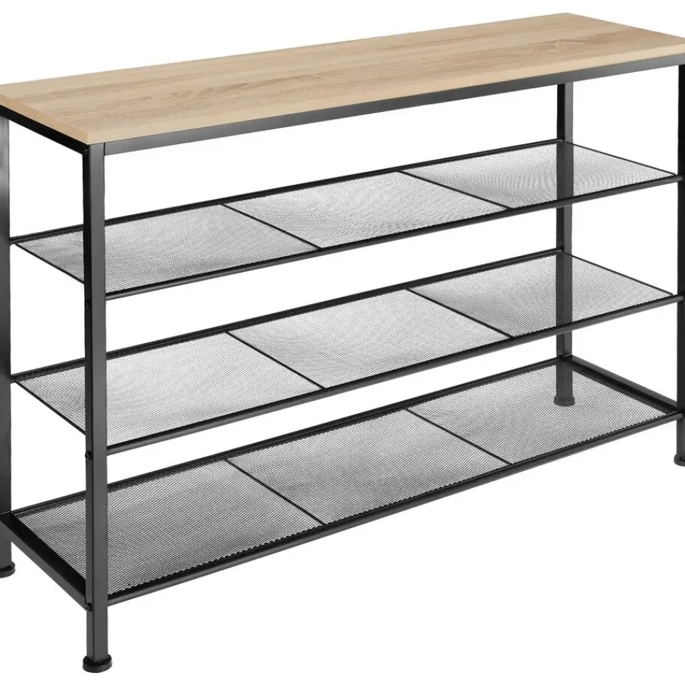 tectake Schoenenrek Portsmouth 100x30,5x72,5cm New