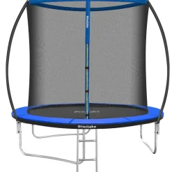 tectake Trampoline Jumpy met veiligheidsnet, Zwart/blauw Online