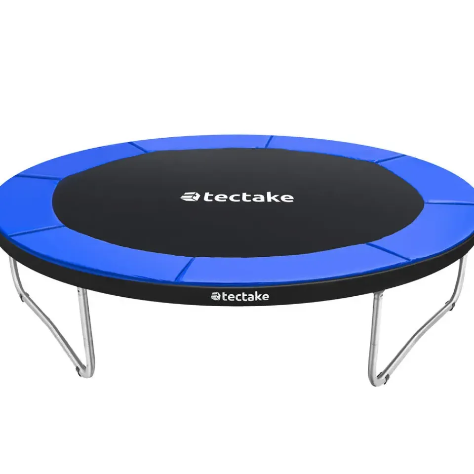 tectake Trampoline Jumpy met veiligheidsnet, Zwart/blauw Online