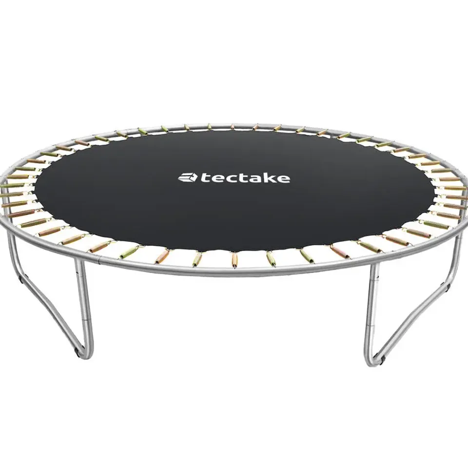 tectake Trampoline Jumpy met veiligheidsnet, Zwart/blauw Online