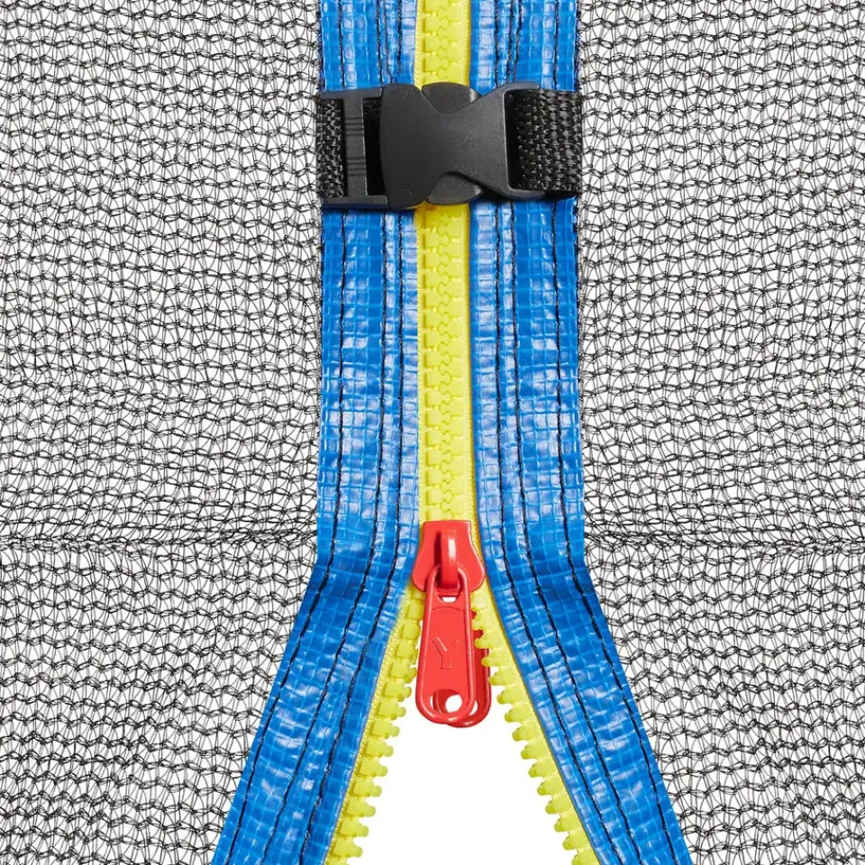 tectake Trampoline Jumpy met veiligheidsnet, Zwart/blauw Online