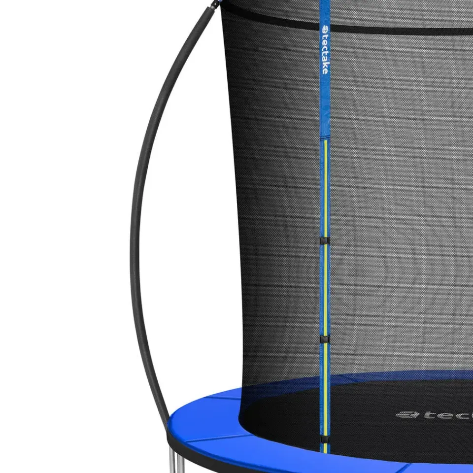 tectake Trampoline Jumpy met veiligheidsnet, Zwart/blauw Online