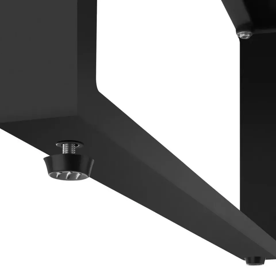 tectake Tuin-loungeset Eliar, 4-delig, met aluminium frame, Zwart Clearance