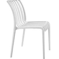 tectake Tuinstoelen Alcudia, weerbestendig, stapelbaar, Crème Best