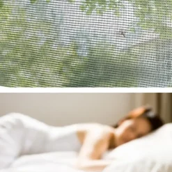 tectake Vliegenhor voor deurkozijnen - - Wit Best