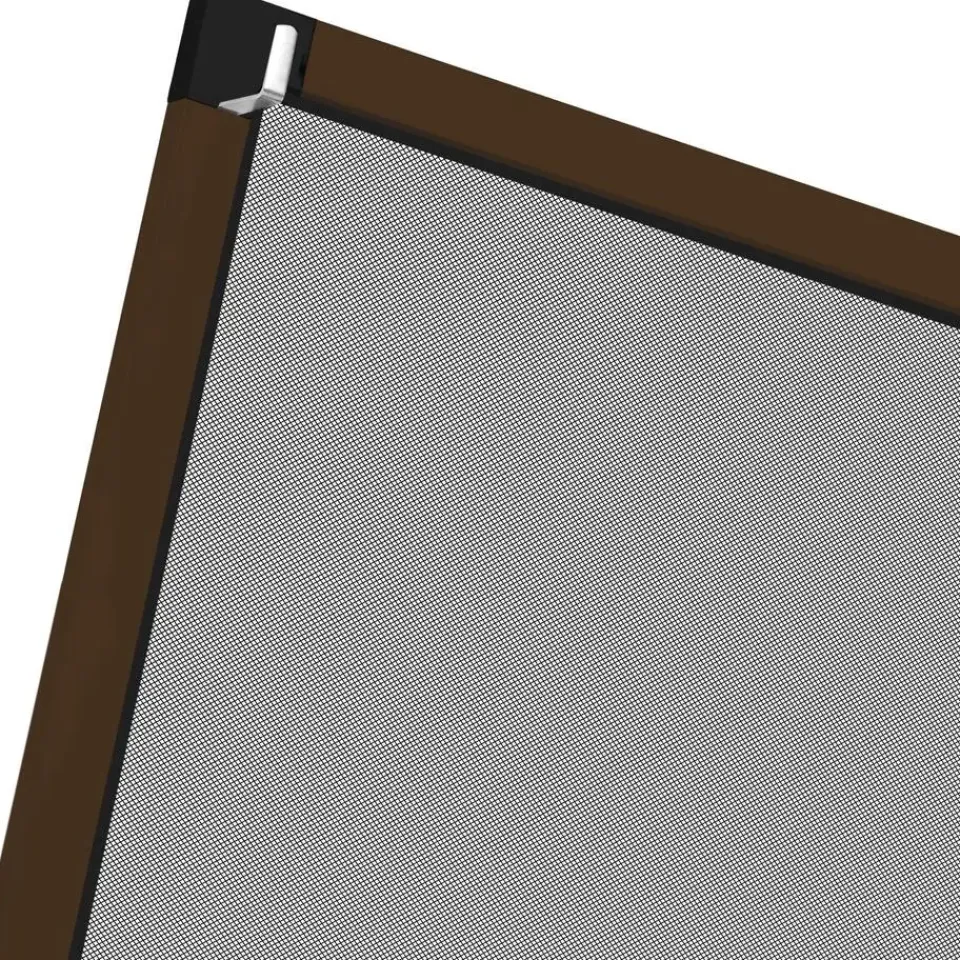 tectake Vliegenhor voor raamkozijnen - 100 x 120 cm - Bruin New