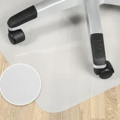 tectake Vloerbeschermende mat voor bureaustoelen, Wit New