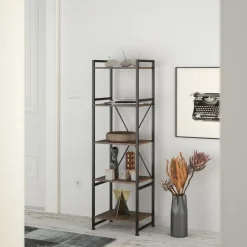 tectake Wandkast Manchester 47,5 x 34,5 x 151,5cm Hot