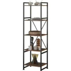 tectake Wandkast Manchester 47,5 x 34,5 x 151,5cm Hot