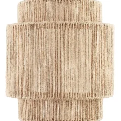 tectake Wandlamp Lignea Lux van jute in boho-stijl, 40W, Natuur Clearance