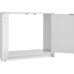 tectake Wastafelonderkast Katalina, ruim, draagkracht 20 kg, Wit Outlet