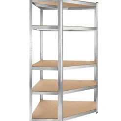 tectake Werkplaatsrek, Zilver Clearance