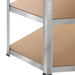 tectake Werkplaatsrek, Zilver Clearance