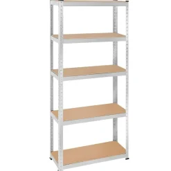 tectake Werkplaatsrek, Zilver Hot