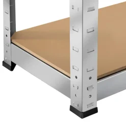 tectake Werkplaatsrek, Zilver Hot