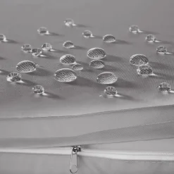 tectake Wicker ligbed met wielen, Grijs/lichtgrijs Hot