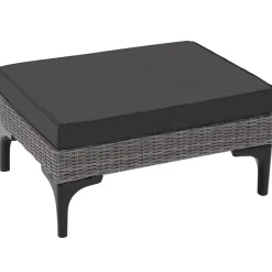 tectake Wicker lounge Bellaria met aluminium frame, Grijs New