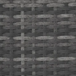 tectake Wicker loungesofa Corfu, Grijs Outlet