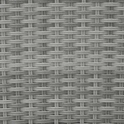 tectake Wicker tuinset Lausanne 2+1 - Lichtgrijs