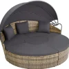 tectake Wicker zonne-eiland Santorini, Natuur Clearance