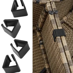 tectake Wicker zonne-eiland Santorini, Natuur Clearance