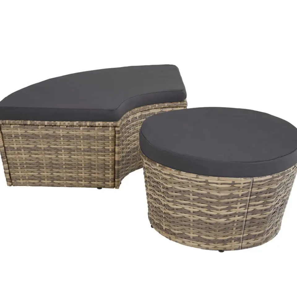 tectake Wicker zonne-eiland Santorini, Natuur Clearance