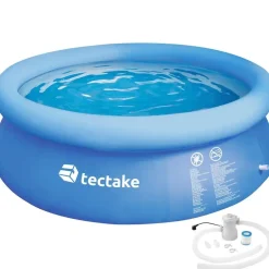 tectake Zwembad rond met filterpomp Ø 300 x 76 cm, Blauw Best
