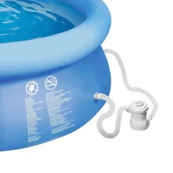 tectake Zwembad rond met filterpomp Ø 300 x 76 cm, Blauw Best