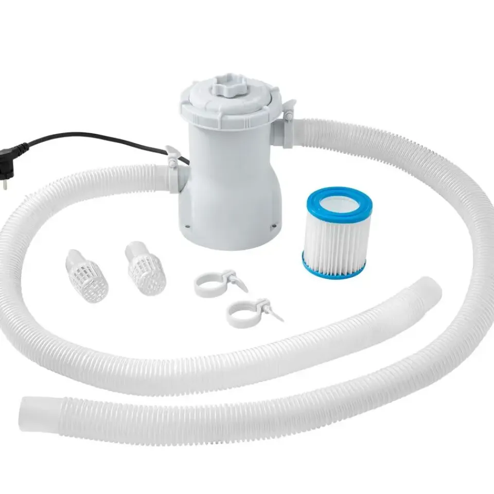 tectake Zwembad rond met filterpomp Ø 300 x 76 cm, Blauw Best