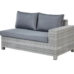 Beliani TEGLIO - Loungeset 9-zits - Grijs - Kunstrotan Best